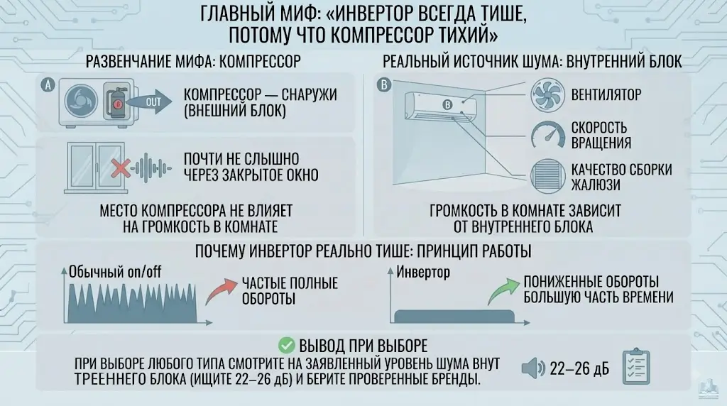 инвертор тише