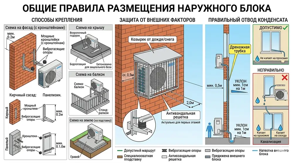 правила размещения