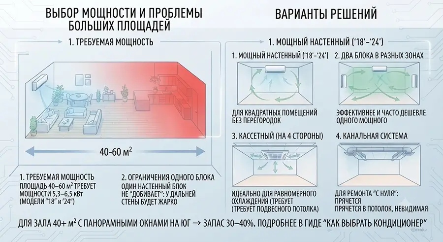 Кондиционер для большой комнаты