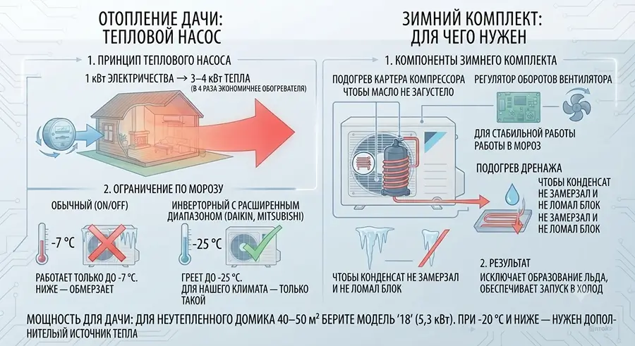 Кондиционер для дачи 