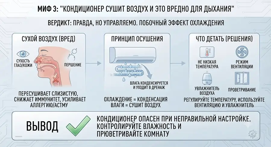 сушит воздух