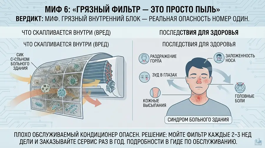 грязный фильтр