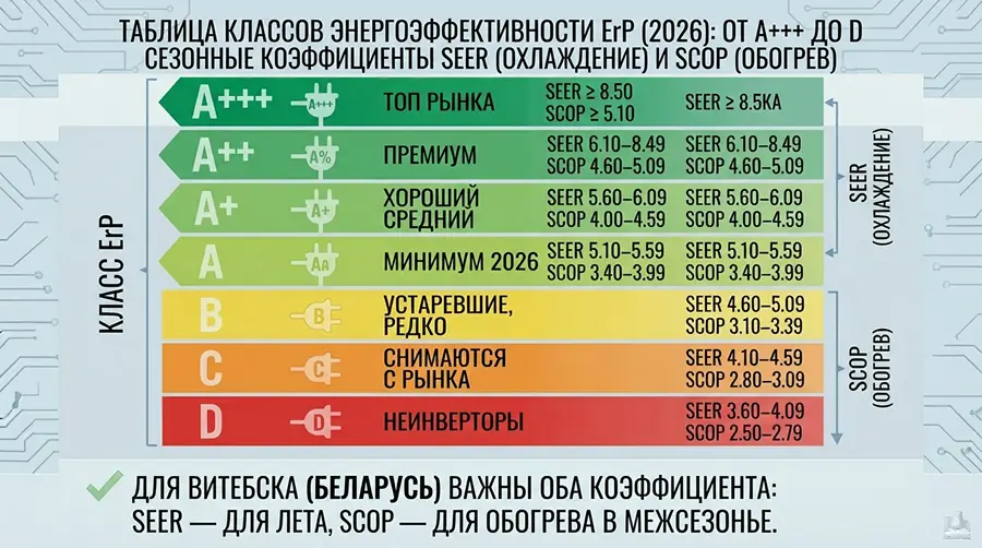 Таблица классов