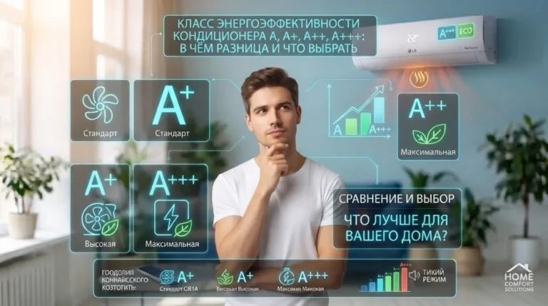 Класс энергоэффективности кондиционера A, A+, A++, A+++: в чём разница и что выбрать (Витебск, 2026)